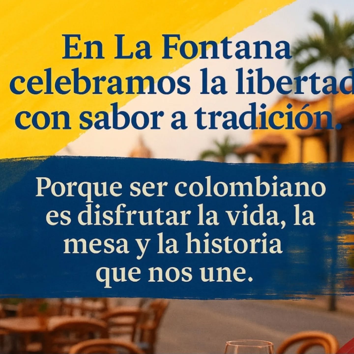 Porque ser Colombiano es amar lo que nos rodea , procurar mejorar cada dia y agradecer a Dios por las bendiciones y la protección que nos da. VIVA COLOMBIA, HONREMOS NUESTRO PAÍS.
Desde @lafontanatwb hacemos Patria.
#independenciadecolombia #20dejulio🇨🇴 #cartagenadeíndias